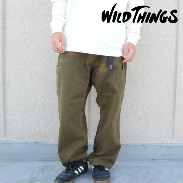 35%off 送料無料 ワイルドシングス WILDTHINGS PIGMENT DYED SLANT PANTS メンズ WT21255AD クライミングパンツ アウトドア クライミン..