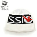ラスト1個 30%off ゆうパケット対応可能! セッションズ SESSIONS ビーニー ニットキャップ SCTIPT BEANIE 折り返し キャップ ロゴ...