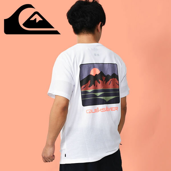 送料無料 ラッシュガード メンズ クイックシルバー QUIKSILVER 半袖 M&WDREAM CAVES SS ロゴ 水着 UVカット スイムウェア Tシャツ サーフィン ボディボード プール 海水浴 マリンスポーツ アウトドア 2022春夏新作 15%off