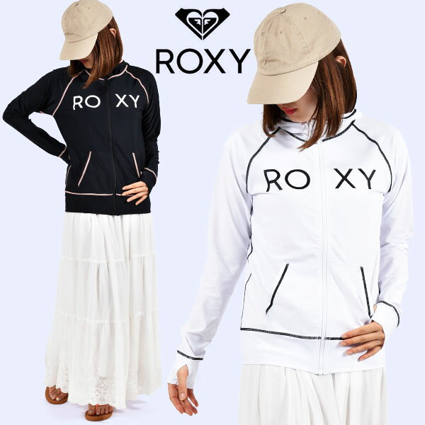 送料無料 ラッシュガード レディース ロキシー ROXY 長袖 RASHIE PARKA ラッシュパーカー 定番 UVカット 紫外線対策 パーカー ビーチウェア サーフィン 海水浴 プール RLY181013 RLY185070 25%off