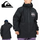 Mサイズのみ 35%off 送料無料 スノーボードウェア QUIKSILVER クイックシルバー メンズ ジャケット HIGH IN THE HOOD JACKET スノボ スノーボード ウエア(4)