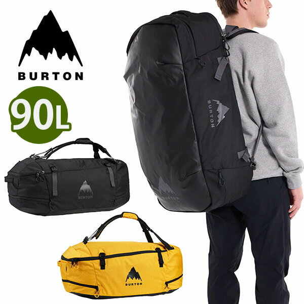 送料無料 ダッフルバッグ バートン BURTON MULTIPATH DUFFLE 90L ボストン ダッフル リュックサック バックパック バッグ かばん スノボ スノーボード スキー 旅行 ツアー 日帰り トラベル 205701 2023-2024冬新作 10%off