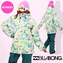 ラスト1着 Lサイズ 送料無料 スノーボードウェア BILLABONG ビラボン レディース A/O PRINT JACKET ジャケット スノボウェア スノー...