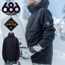 30 off 送料無料 スノーボードウェア 686 SIX EIGHT SIX シックスエイトシックス GORE-TEX CORE SHELL JACKET メンズ ブラック ゴアテックス ジャケット スノボ スノーボード スノーウェア M2W107