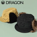 送料無料 キャップ DRAGON ドラゴン メンズ FLAP CAP ロゴ CAP 帽子 ぼうし イヤー フラップ フライトキャップ 耳当て イヤーウォーマー スノボ スノーボード メンズ レディース 日本正規品 スキー 2024-2025冬新作 24-25 24/25 25%off(4)