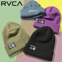 30%off ゆうパケット対応可能! ビーニー RVCA ルーカ メンズ レディース キャップ ROLL UP 2WAY BEANIE CAP ニット帽 帽子 ...