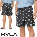 30%off ゆうパケット発送！ 送料無料 ルーカ ショーツ メンズ 水陸両用 RVCA ルーカ VA PIGMENT PRINT ELASTIC SHORT インナー無し ショートパンツ ウォークパンツ ボード 海水浴 ビーチ レジャー サーフ BD041-601 2023春夏新作