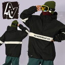 35%off 送料無料 スノーボードウェア AA HARDWEAR ダブルエー ハードウェア ブラック TEAM ANORAK JACKET メンズ レディース...