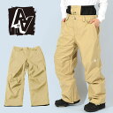 送料無料 スノーボードウェア AA HARDWEAR ダブルエー ハードウェア STANDARD PANTS メンズ パンツ STRAIGHT FIT スノボ スノーボード スノーウェア ボトムス 72123332 2023-2024冬新作 25%off