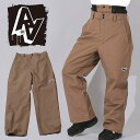 35%off 送料無料 スノーボードウェア AA HARDWEAR ダブルエー ハードウェア 717 PANTS ブラウン系 メンズ パンツ RELAXED F...