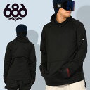 ラスト1点 Lサイズ 送料無料 パーカー 686 SIX EIGHT SIX シックスエイトシックス MISSION GRID FLEECE HOODY メンズ レディース ユニセックス レイヤー インナー スノボ スノーボード M3FAFLC136 2023-2024冬新作 25%off