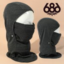 30 off 送料無料 バラクラバ 686 SIX EIGHT SIX シックスエイトシックス DELUXE HINGE MERINO BALACLAVA メリノ バラクラバ スノボ スノーボード フェイスマスク メンズ レディース ユニセックス M2WFMSK05 2023-2024冬新作