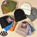 30 off 送料無料 3個セット ニット帽 686 SIX EIGHT SIX シックスエイトシックス STANDARD ROLL UP BEANIE 3-PACK ニット ビーニー 3パック メンズ レディース スノーボード スノー 帽子 ニットキャップ KCRBNE04P 2023-2024冬新作