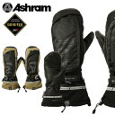 35%off Mサイズのみ 送料無料 スノーボード グローブ Ashram アシュラム 手袋 ミトン スノボ ECWGS エクワッグス 本革 天然皮革 レザー ...