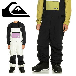 30%off 送料無料 スノーボードウェア QUIKSILVER クイックシルバー メンズ FLY HIGH BIB パンツ スノボ スノーボード スノー ビブパンツ ウェア EQYTP03207 2023-2024冬新作