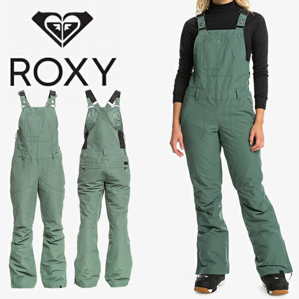 送料無料 スノーウェア ROXY ロキシー レディース スノービブパンツ グリーン系 RIDEOUT BIB PANT ビブ スノーボード スノボ スキー スノー ウェア ウエア パンツ ERJTP03224 2023-202冬新作 25 off