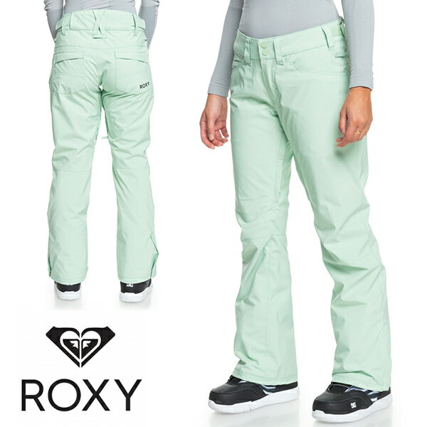 30%off 送料無料 スノーウェア ROXY ロキシー スノーパンツ レディース ミント系 BACKYARD PANT スノーボード スノボ スキー スノー ウェア パンツ ERJTP03239 2023-2024冬新作