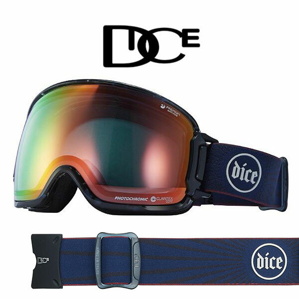 ■商品コメント &nbsp; DICE(ダイス) BANK バンク BK35190 スノー ゴーグル PHOTOCHROMIC / MIT RED ワンタッチで換気OK くもりを極限まで抑える自信のA-BLOW SYSTEM BANKの登場は、今までのスノーボーディングシーンの常識を劇的に変えてしまいます。 ビッグフレームならではの広い視界に加えて、ワンタッチでゴーグルを換気する「A-BLOW SYSTEM」という革新的なテクノロジーを備えています。 換気することでレンズのくもりを極限まで抑えることができ、快適な視界を長時間提供します。 例えばリフト待ちでゴーグルの換気をすることが習慣になり、短時間のハイクアップならお持ちのサングラスの出番はなくなるでしょう。 【PHOTOCHROMIC MIT LENS （MIT調光レンズ）】 「ミラーの剥がれなし・キズがつかない」というMIT レンズの特徴に、 紫外線で色が変わるフォトクロミックテクノロジー（調光）をプラスしたレンズ。 明るさを自動的に調整することで、幅広い環境で使用できます。 可視光線透過率 33～69％ 【A-BLOW SYSTEM】 レンズがポップアップするA-BLOW SYSTEMは、ワンタッチでゴーグル内部の湿気を排出し 新鮮な空気を取り込むことで、レンズのくもりを抑え快適な視界を長時間キープすることができます。 【HYBRID FRAME】 ハードフレーム（ブラックパーツ）とソフトフレーム（グリーンパーツ）のコンビネーションで、 耐久性と心地よいフィッティングを可能にした新構造ハイブリッドフレーム。 【CLARITEX MESH】 トップには「撥水性」「防汚性」に特化したメッシュを使用し、 降雪時・降雨時でも効率よく外気を取り込み、くもりを制御します。 【BACK SILICONE LINE】 ベルトの裏側にはシリコンの滑り止めを施し、ゴーグル装着時のズレを防ぎます。 【眼鏡対応】 視界を広げるワイドレンズと大型フレーム設計により、眼鏡にも対応しています。 &nbsp; ■商品詳細 &nbsp; ■ブランド DICE(ダイス) ■商品名 BANK ■品番 bk35190dmsm ■レンズ 調光×MITレッドミラー 可視光線透過率 33～69％ 「ミラーの剥がれなし・キズがつかない」というMIT レンズの特徴に、 紫外線で色が変わるフォトクロミックテクノロジー（調光）をプラスしたレンズ。 &nbsp; ■商品カラーにつきまして &nbsp; 可能な限り商品色に近い画像を選んでおりますが、閲覧環 境等により画像の色目が若干異なる場合もございますので、その旨をご理解 さ れた上でご購入ください。 &nbsp; メーカー希望小売価格はメーカー商品タグに基づいて掲載しています