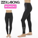 ゆうパケット対応可能！ ラッシュ UV レギンス レディース ビラボン BILLABONG LOGO BAND LEGGINGS UVカット 紫外線対策 水着 海水浴 プール ビーチ 日焼け対策 タイツ 海 サーフィン サーフ 2024春夏新作 10 off