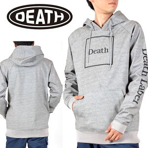 40%off 送料無料 長袖 パーカー DEATH LABEL デスレーベル Bonded Hoodie BOX LOGO メンズ レディース ユニセックス プルオーバー パーカ 撥水 耐水 フーディー ボンディング Pullover スノボ スノーボード スキー