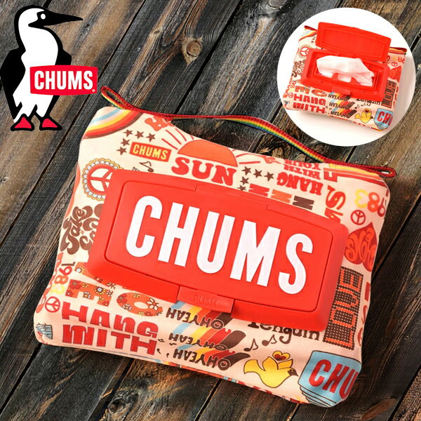 CHUMSチャムスウェットティッシュケースWetTissueCaseウェットティッシュケース収納袋ポーチアウトドアキャンプグラン