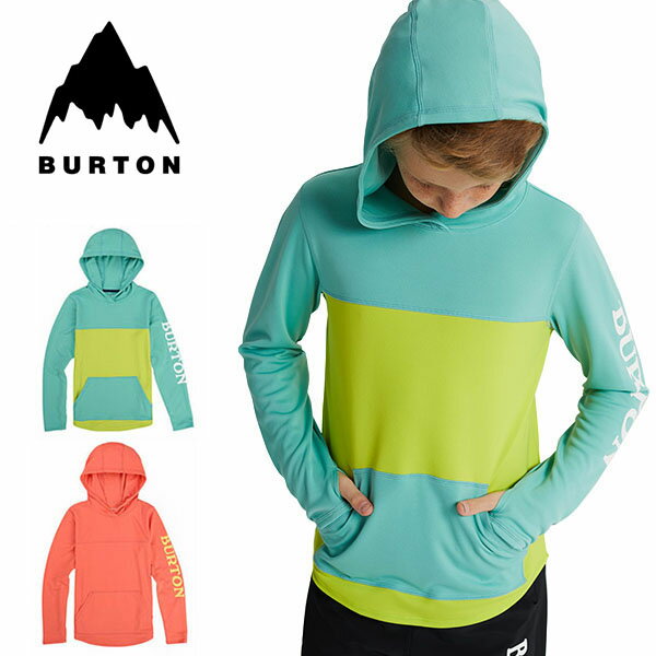 35%off UVパーカー バートン BURTON Kids Spurway Tech Pullover Hoodie キッズ ジュニア 子供 ガールズ ボーイズ プルオーバー パーカ UV フーディー UPF50+ アウトドア プール 海水浴 野外フェス 208481