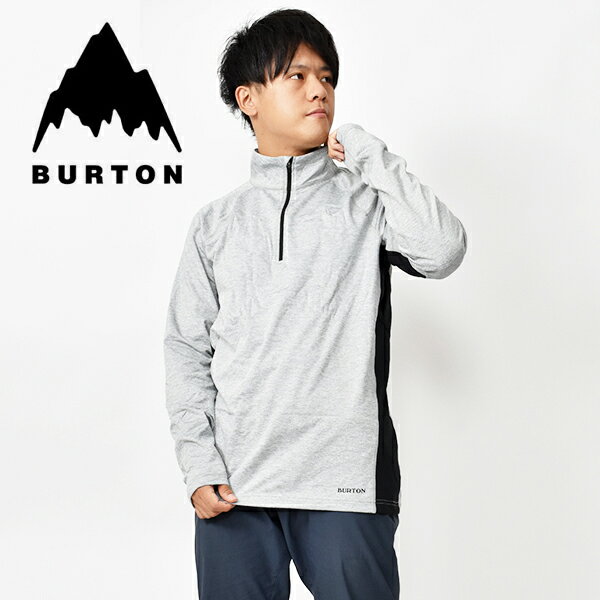 送料無料 長袖 Tシャツ バートン BURTON Heavyweight Base Layer Quarter-Zip 1/4 Zip メンズ ハイネック ベースレイヤー インナー スノボ スノーボード SNOWBOARD WEAR スキー 221751 25%off