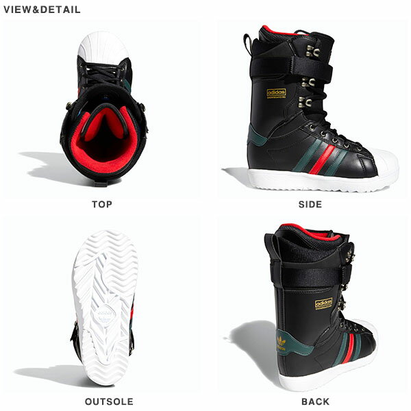 26.0 のみ 送料無料 アディダス スノーボーディング adidas snowboarding スノーボード ブーツ SST ADV BOOTS スーパースター ADV ブラック 黒 ブーツ メンズ スノボ SNOWBOARD EG9392 10%off