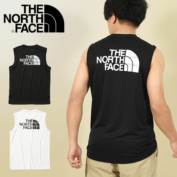 ゆうパケット発送！送料無料 ノースフェイス UV 吸汗速乾 ノースリーブ メンズ THE NORTH FACE S/L ES Ampere Crew スリーブレス アンペア クルー タンクトップ NT12381 2023春夏新作