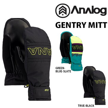 送料無料 手袋 グローブ アナログ ANALOG GENTRY MITT メンズ ミトン スマホ対応 スマートフォン対応 スノボ スノーボード スキー SNOWBOARD 20%off