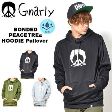 送料無料 プルオーバー パーカー ナーリー Gnarly BONDED PEACETREE HOODIE Pullover メンズ 撥水 ボンディング 国内正規品 長袖パーカー スノーボード スノボ スキー ウェア トレーナー パーカ フーディー フーディ 20%off