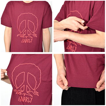 送料無料 半袖 Tシャツ ナーリー GNARLY PEACE TREE OUTLINE TEE スノーボード TEE メンズ 紳士 スノボ スノー SNOWBOARD 国内正規品 得割20