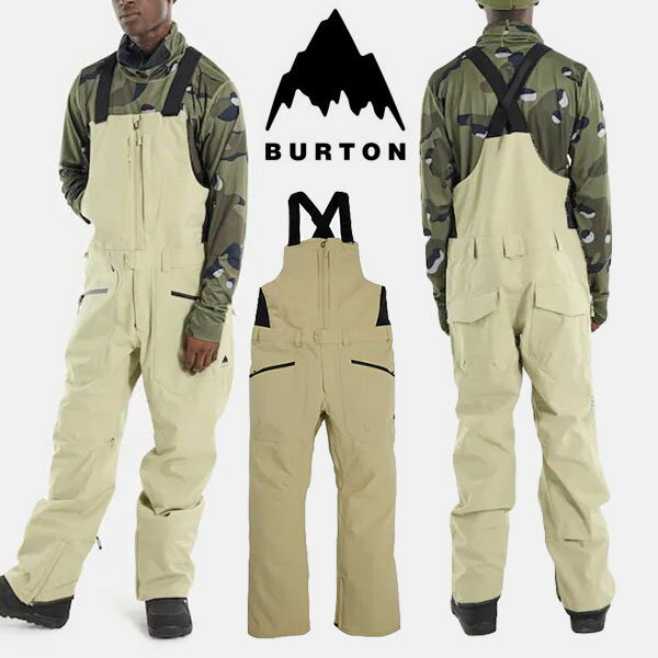 Mサイズのみ 送料無料 スノーボードウェア バートン BURTON Reserve Bib Pant メンズ パンツ ビブパンツ ビブ スノボ スノーボード スノーボードウエア SNOWBOARD WEAR スキー 2023-2024冬新作 10%off