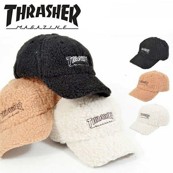 ■商品コメント &nbsp; THRASHER（スラッシャー） 男女兼用・ユニセックス スケーターブランドの代表格、THRASHER(スラッシャー)。 ロゴ刺繍のカーブバイザーキャップです。 ユニセックスで被れるデザイン！ もこもこが印象的なアイテム &nbsp; ■商品詳細 &nbsp; ■ブランド THRASHER（スラッシャー） ■商品名 キャップ ■品番 18th-c53 ■カラー BLK ■材質 アクリル80％　ポリエステル20％ ■サイズ アジャスタブル &nbsp; ■商品カラーにつきまして &nbsp; 可能な限り商品色に近い画像を選んでおりますが、 閲覧環境等により画像の色目が若干異なる場合もございますので、 その旨をご理解された上でご購入ください。 &nbsp; メーカー希望小売価格はメーカー商品タグに基づいて掲載しています