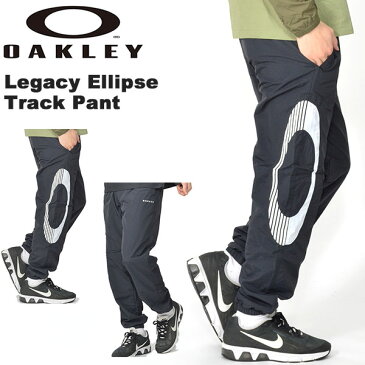 送料無料 ナイロンパンツ OAKLEY オークリー メンズ Legacy Ellipse Track Pant ナイロン トラックパンツ ビッグロゴトレーニング ランニング ジム スポーツウェア 2019春夏新作