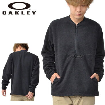 送料無料 フリース ジャケット OAKLEY オークリー FLUFFY HALF ZIP JACKET メンズ フラフィー シェルパ ハーフジップ ボンバージャケット スポーツ カジュアル 得割30
