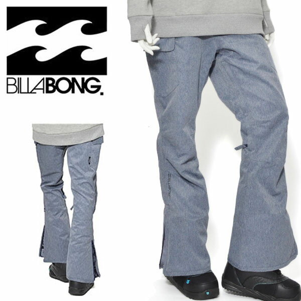 送料無料 スノーボードウェア BILLABONG ビラボン レディース STANDARD DENIM PANT デニム風 パンツ スノボウェア スノーウエア スノーボード スノボ スキー ウェア 【得割50】