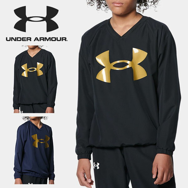 得割30 送料無料 ウーブン ジャケット アンダーアーマー UNDER ARMOUR UA Baseball Woven V Jacket Youth キッズ ジュニア 子供 Vネック ジャケット ピステ 野球 ソフトボール サッカー 1368896通販 サッカー 用品 セール