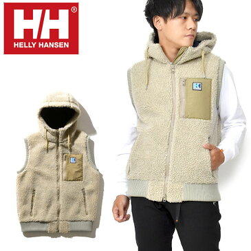 送料無料 モコモコ フリース ベスト ジャケット HELLY HANSEN ヘリーハンセン FIBERPILE THERMO Vest ファイバーパイル サーモ ジャケット メンズ 2019秋冬新作 胸ポケット hoe51966 防風