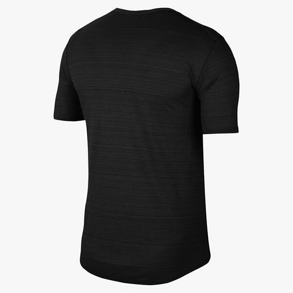ゆうパケット対応可能！半袖 Tシャツ ナイキ NIKE メンズ DRI-FIT マイラー S/S トップ シャツ ランニングシャツ トレーニングシャツ スポーツウェア ランニング ジョギング ブラック 黒 CU5993