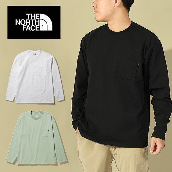 送料無料 ノースフェイス 防シワ ストレッチ 長袖Tシャツ メンズ レディース 胸ポケット THE NORTH FACE ロンT L/S Airy Relax Tee エアリー リラックス ティー NT12341