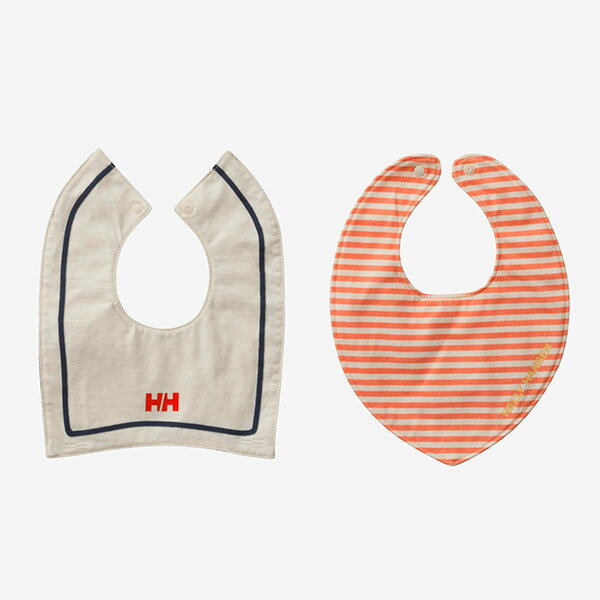 送料無料 ヘリーハンセン スタイ 2点セット ベビー 子供 キッズ HELLY HANSEN B My First HH Border Print Bib Set マイ ファースト ボーダープリント ビブ セット 箱付き 出産祝い ギフト HAB92376
