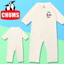 送料無料 ロンパース チャムス CHUMS Baby Booby LS Rompers 長袖 前開き 足つき カバーオール 80cm ベイビー ベビー 赤ちゃん 保育園 キッズ 0歳 1歳 出産祝い マタニティ プレゼント ギフト CH27-1018 2023春夏