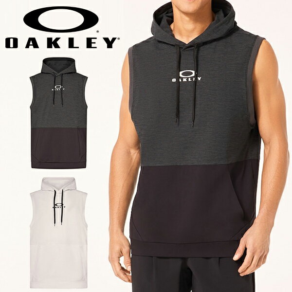 送料無料 ノースリーブ スウェット パーカー メンズ オークリー OAKLEY ENHANCE LT FLEECE NS HOODY 1.0 プルオーバー フーディー スエット 野球 トレーニング ランニング スポーツ FOA406292 2024春夏新作 得割23