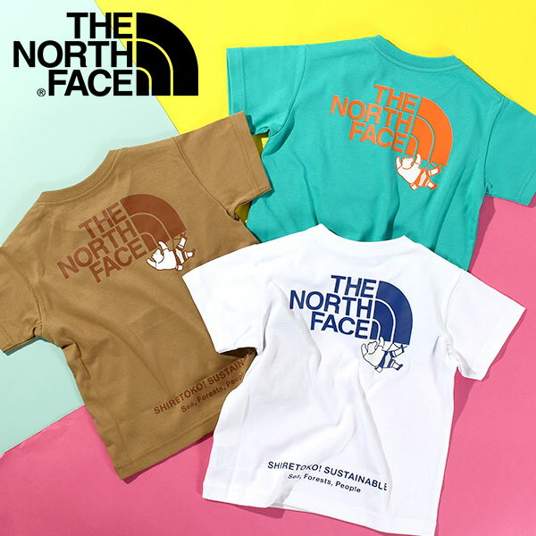 ゆうパケット発送！送料無料 ノースフェイス 半袖Tシャツ ベビー キッズ THE NORTH FACE B S/S Shiretoko Toko Tee ショートスリーブ シレトコ トコ ティー NTB32430ST 2024春夏新作