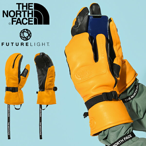 ■商品コメント &nbsp; THE NORTH FACE(ザ・ノースフェイス)Wallride FL Trigger Glove(ウォールライド フューチャーライト トリガー グローブ)紳士 男性 スノーボード スキー スノー グローブになります。 単体使用できるスキー＆スノーボード用の3フィンガースノーグローブです。ポール操作性を重視し、堅牢さとしなやかさを併せ持つ天然ヤギ皮革を平部に使用。甲部には天然の羊皮革を用い、しなやかさを向上させています。防水メンブレンには、ミクロ単位のポリウレタン繊維を吹き重ねたナノフィルム状の防水透湿素材「FUTURELIGHT（THE NORTH FACE独自研究開発素材）」を採用。中わたには、湿潤時でもロフト力を維持するプリマロフトシルバーエコを封入しています。スマートフォンなどのタッチスクリーンに対応。ライニングは、肌ざわりのよいマイクロフリース仕上げ。経年と共に手になじみ、革専用のクリームなどでお手入れすることで、天然皮革ならではの防水性を維持することができます。 FUTURELIGHT採用のスノー3フィンガーグローブ ・高い防水性、防風性、透湿性を持つFUTURELIGHTを使用 ・保温性に優れるPLIMALOFT SILVER ECOを使用 ・しなやかな羊革と耐久性に優れるやぎ革をハイブリッドで採用 ・タッチスクリーン対応 ・取り外しできるリーシュコード 甲部：本革（羊革） 平部：本革（やぎ革） 指部：導電レザー（やぎ革） 中綿：PLIMALOFT SILVER ECO 340G(ポリエステル100％) ライニング：マイクロフリース(ポリエステル100％) インサート：FUTURELIGHT アウトドア スノー スノーボード スノボ スキー ウィンター スポーツ ゲレンデ ウエア 雪山 バックカントリー ハイスペック &nbsp; ■商品詳細 &nbsp; ■ブランド THE NORTH FACE(ノースフェイス) ■商品名 Wallride FL Trigger Glove ウォールライド フューチャーライト トリガー グローブ ■品番 NN62328 ■カラー SG-サミットゴールド ■材質 甲部：天然皮革（羊革） 平部：天然皮革（やぎ革） 指部：導電レザー（やぎ革） 中綿：PLIMALOFT SILVER ECO 340G(ポリエステル100％) ライニング：マイクロフリース(ポリエステル100％) インサート：FUTURELIGHT &nbsp; ■商品カラーにつきまして &nbsp; 可能な限り商品色に近い画像を選んでおりますが、閲覧環境等により画像の色目が若干異なる場合もございますので、その旨をご理解された上でご購入ください。 &nbsp; メーカー希望小売価格はメーカー商品タグに基づいて掲載しています