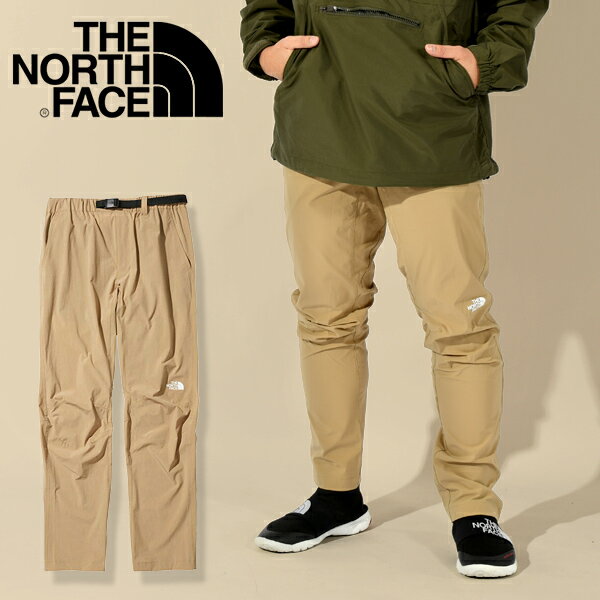 送料無料 ノースフェイス ストレッチ テーパード パンツ メンズ 撥水 THE NORTH FACE Verb Light Pant バーブライトパンツ アウトドア ケルプタン ベージュ nb32106