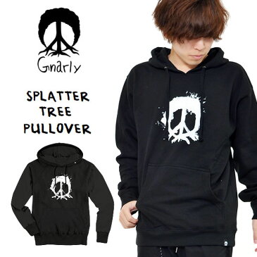 送料無料 プルオーバー ナーリー Gnarly SPLATTER TREE PULLOVER メンズ 長袖パーカー スノーボード スノボ スキー ウェア トレーナー パーカ フーディー フーディ 得割30