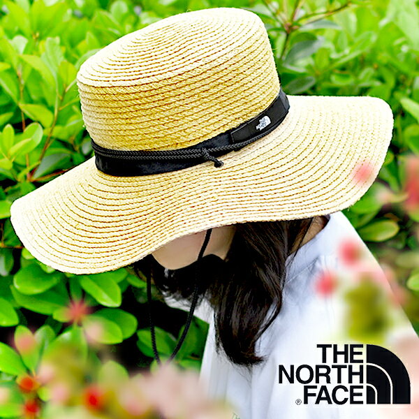 送料無料 ノースフェイス 麦わら帽子 ハット レディース 折り畳める THE NORTH FACE Raffia Blade Hat ..