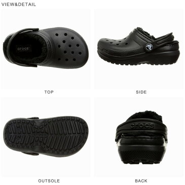 サンダル クロックス crocs クラシック ラインド クロッグ キッズ ジュニア 子供 ファー ボア もこもこ classic lined clog kids 203506